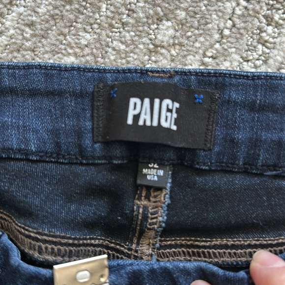 Paige Jolene Zip Skinny Jeans 32 - Picture 5 of 6